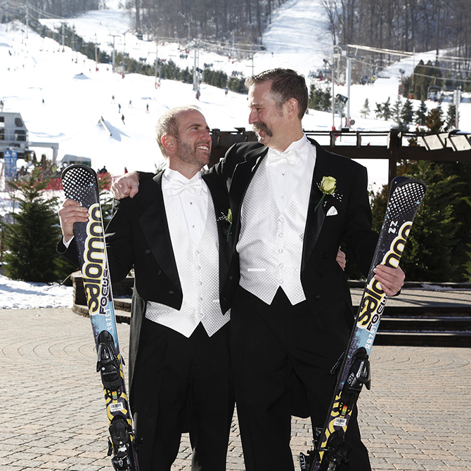 Gay Weddings at Bear Creek Mountain Resort