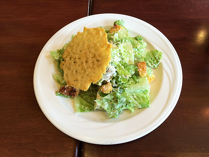 Fresh Caeser salad with parmesan crisp Glasbern Fogelsville, PA 