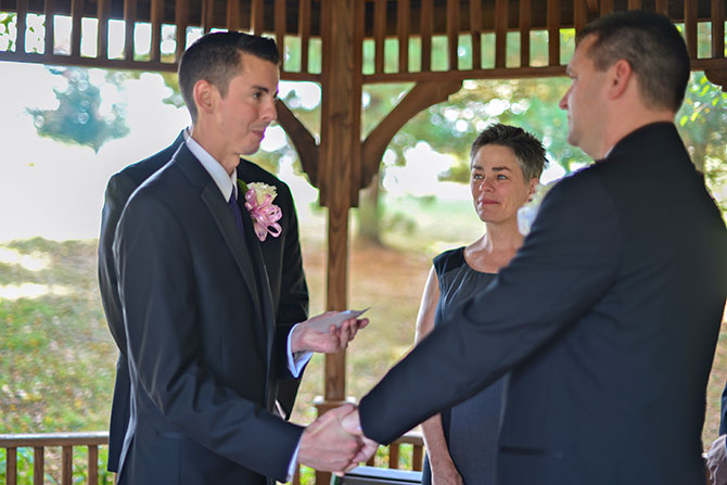 Reverend Kathleen performs same-sex marriage ceremonies in Exton, Pennsylvania