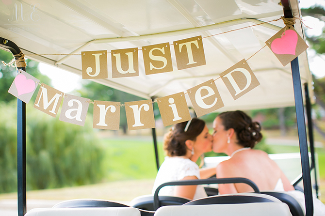 just married LBT Springfield Country Club