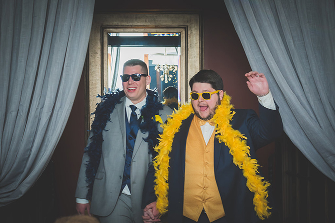 LGBT Wedding Entrance - Inn at Leola Village