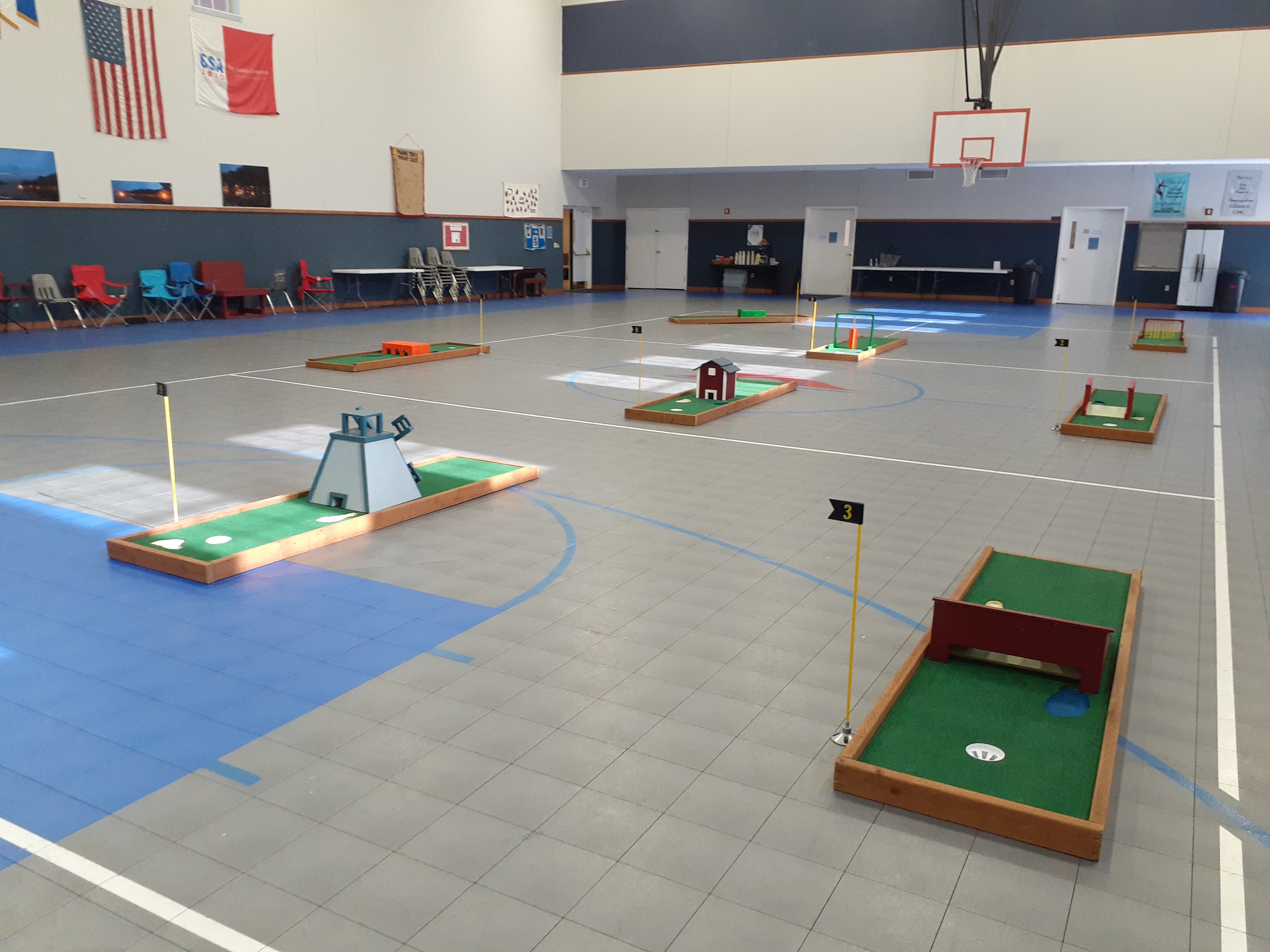 Indoor Putt Putt Golf Course - DFW, Texas Mini Golf Rentals for Wedding Parties