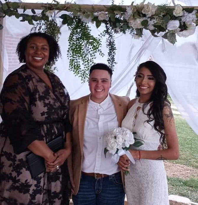 Saginaw, Texas LGBT Wedding Officiant - Joined by Jasmyn