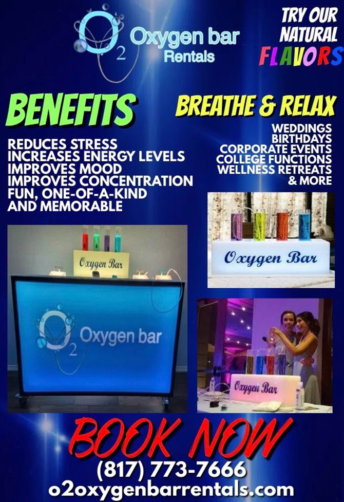 Dallas Fort Worth, TX Unique LGBT Wedding Ideas - Oxygen Bar Rentals