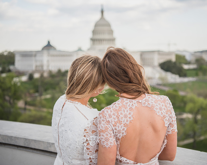 Lesbian Wedding - Arlington, VA Same-Sex Wedding Photographer - Photos From The Harty