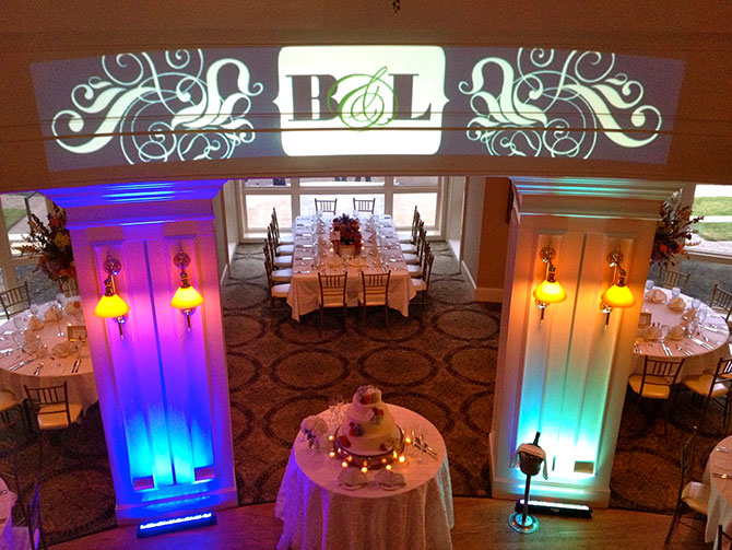 The Dominion Club - Uplighting and GOBO's 