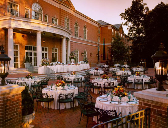 Westfields Marriott Washington Dulles - Elegant outdoor reception site