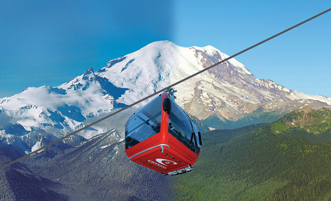 Gondola at Crystal Mountain Resort