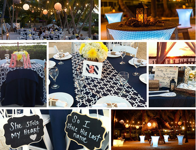 Blue Water Weddings - Wedding planning lighting and decor