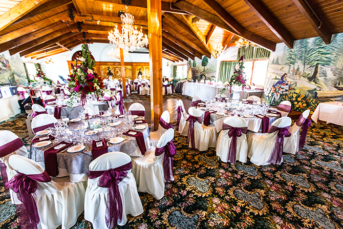 Madonna Inn San Luis Obispo California - Reception In Purple