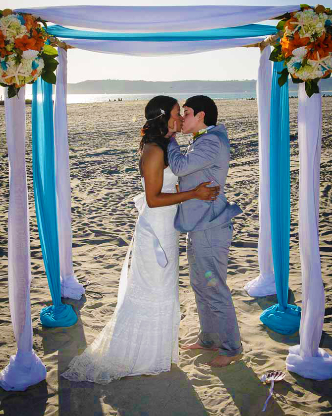 Seaside Beach Weddings San Diego Officiant & Wedding Planners In San Diego California