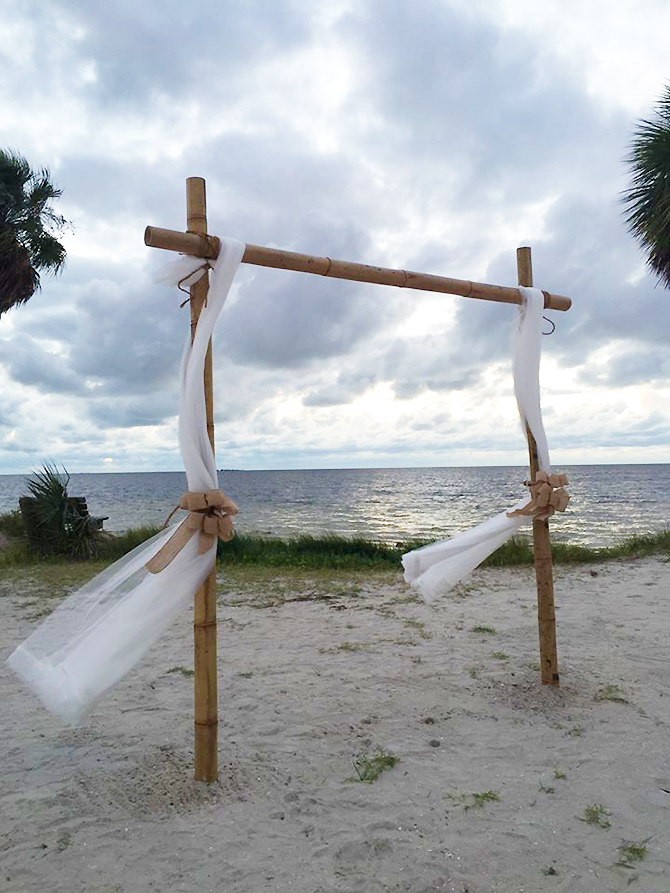 The 1910 Inn Tarpon Springs Florida beach wedding